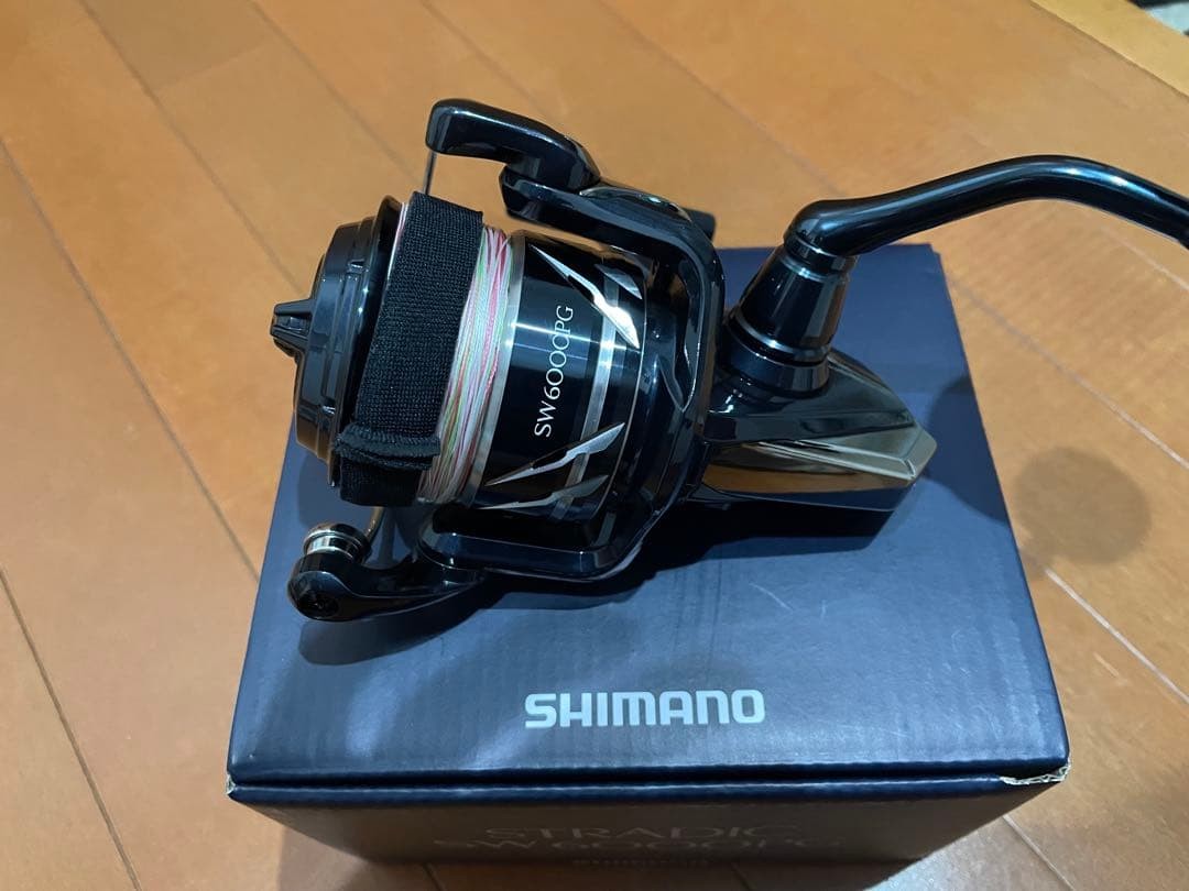 Shimano 24 Stradic SW 6000PG Spinning Reel PE3 Used Fishing Tackle