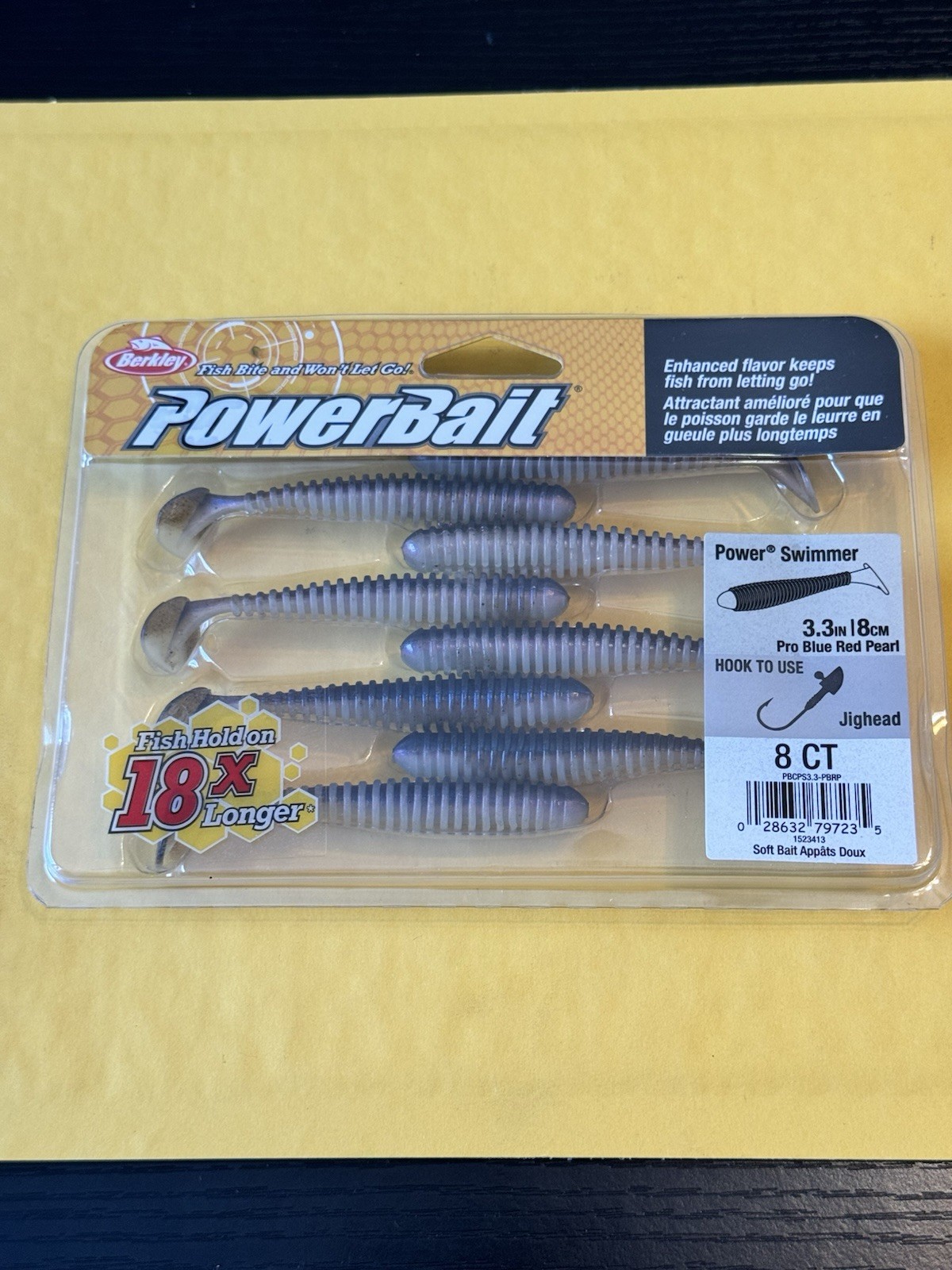 Berkley Power Bladebait Power Swimmer 3.3” Pro Blue Red Pearl