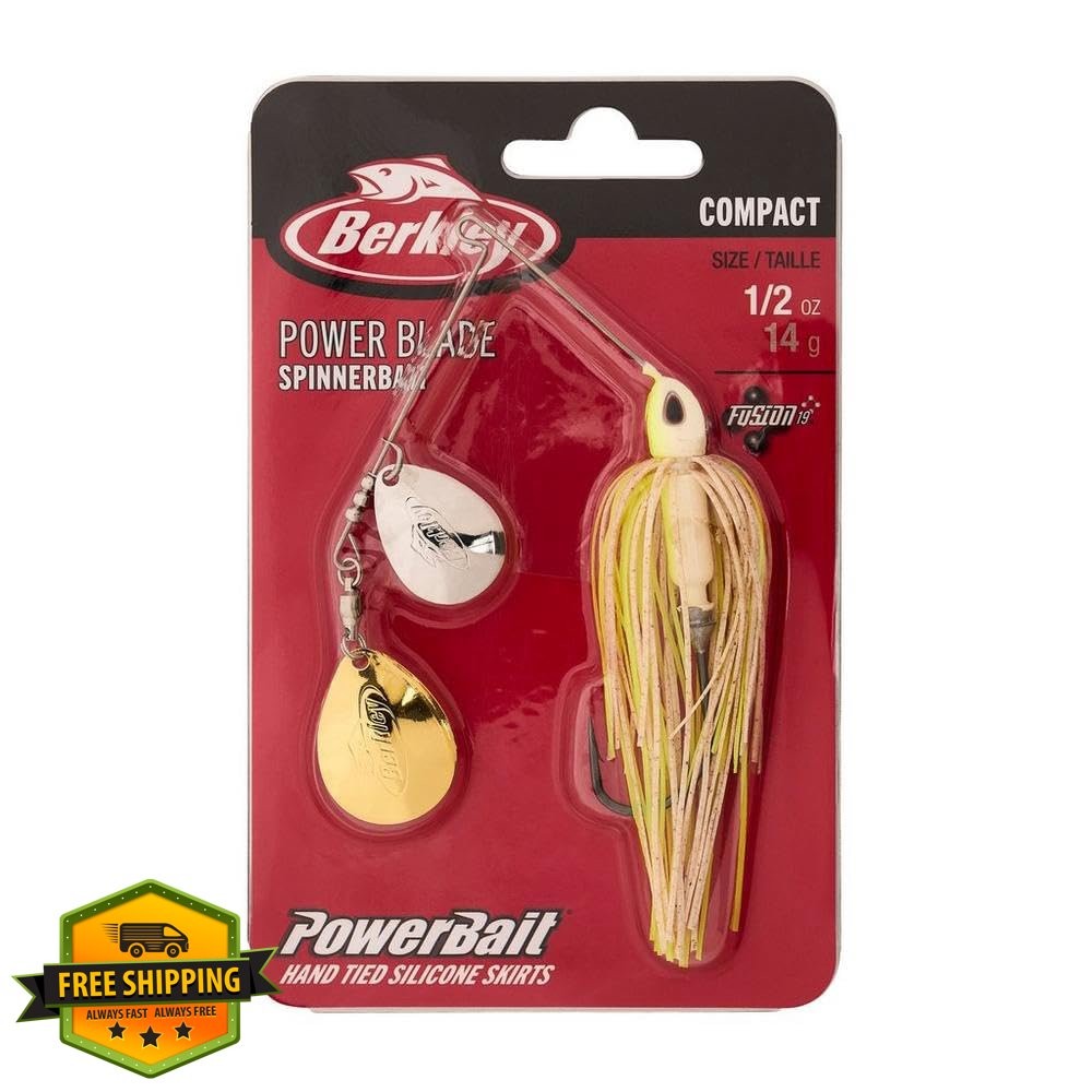 Berkley Power Blade Compact Spinnerbait Fishing Lure