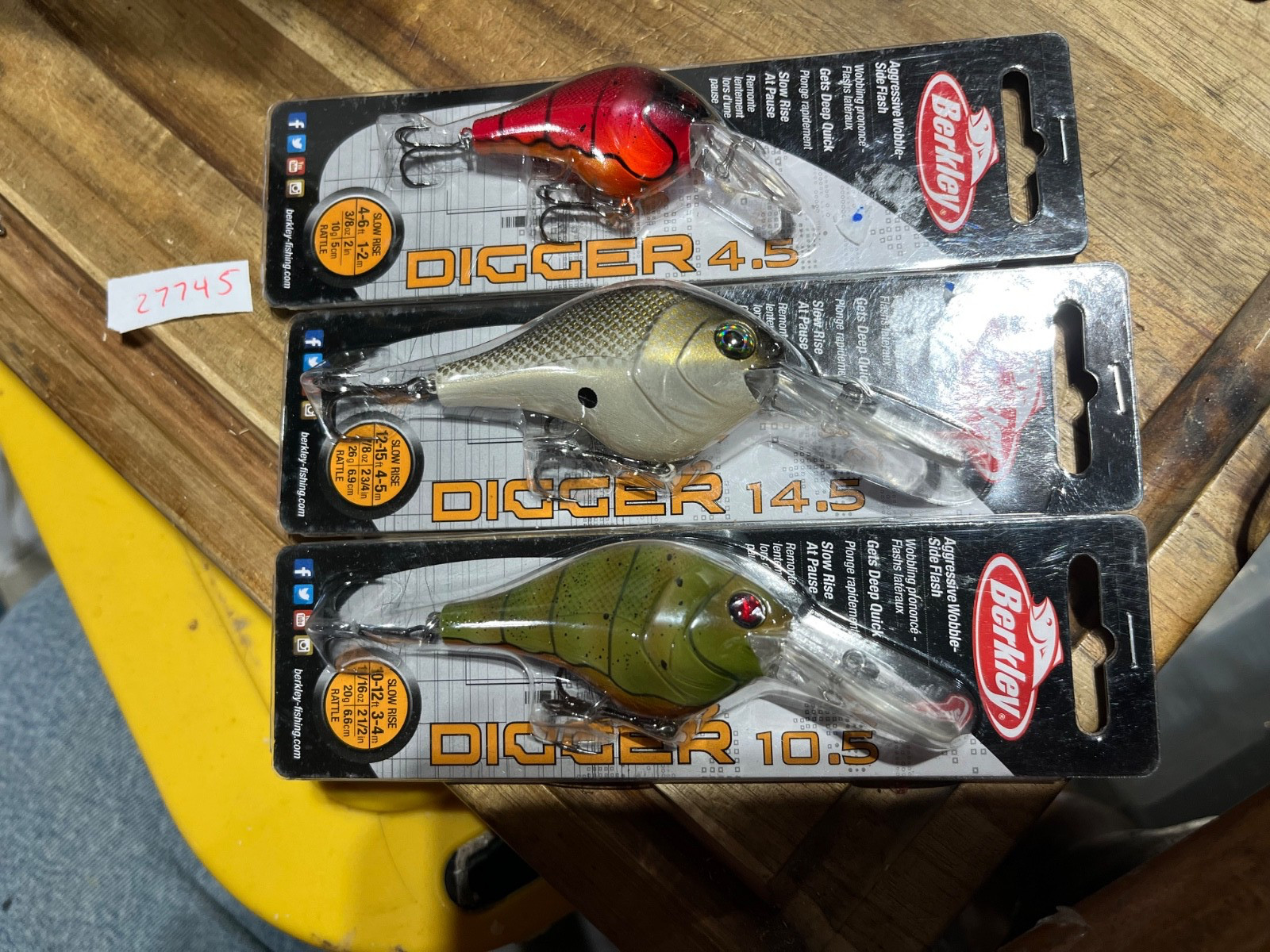 Berkley Digger fishing lures (27745)