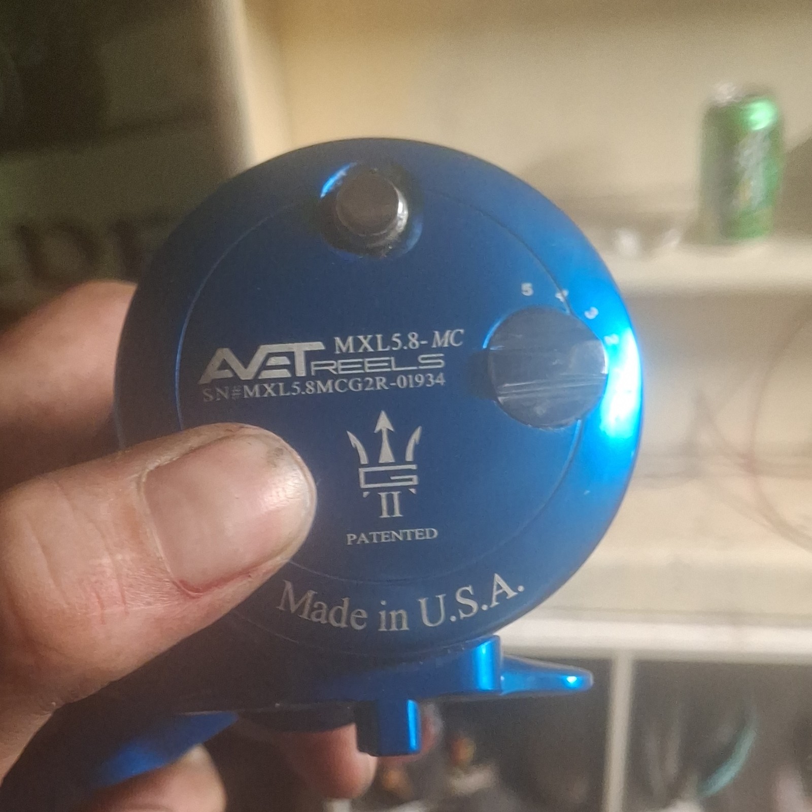 Avet Reels MXL5.8-MC Aluminum Blue Fishing Reel MPN MXL5.8MCG2R-01934