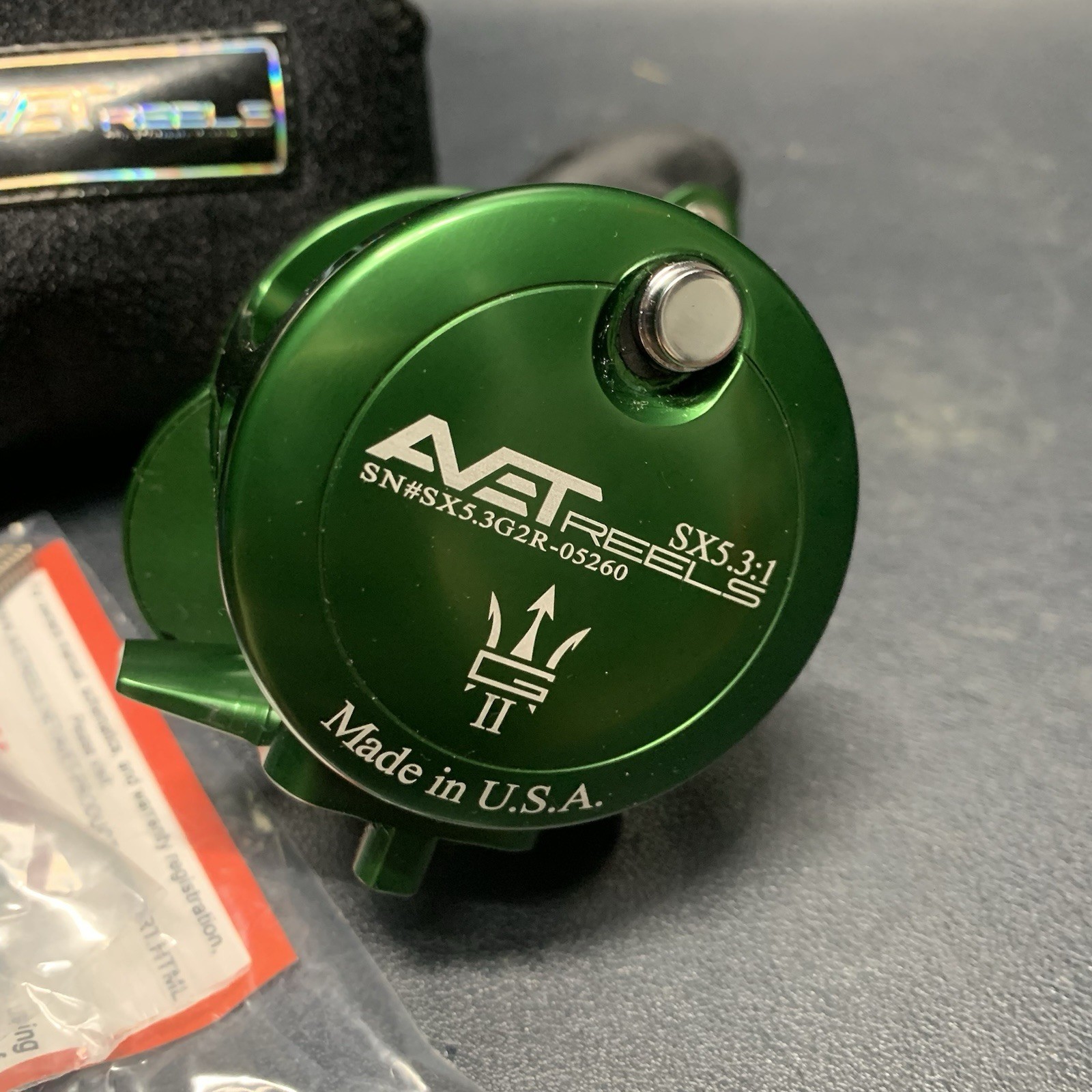 Avet Reels SX5.3.1 G2 Green Right Hand USA, Lot 1. RC