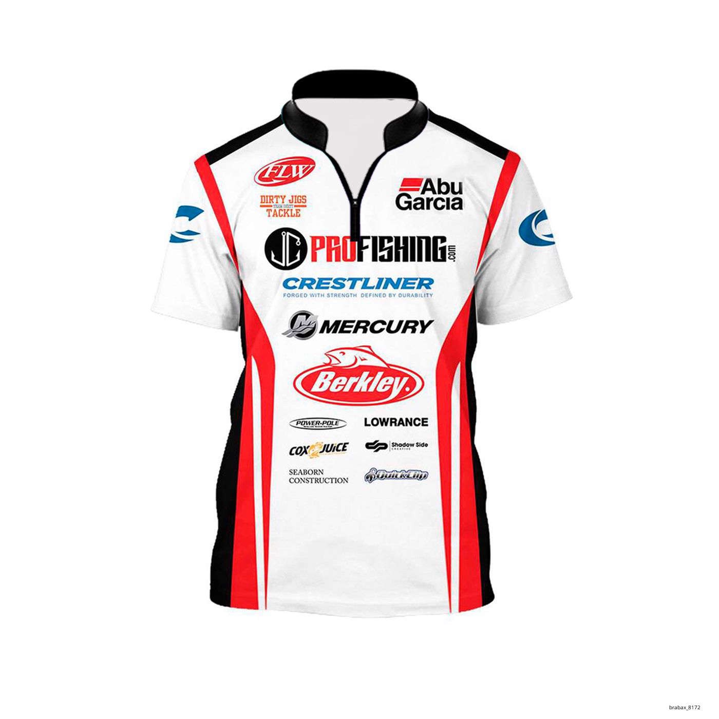 Fishing Berkley Personalized Name Jersey Zip Shirt Over Print All Unisex S-5XL