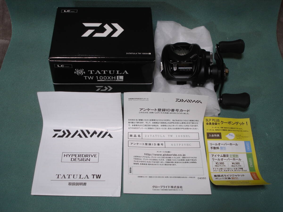 DAIWA 24 TATULA TW 100XHL left reel 145032