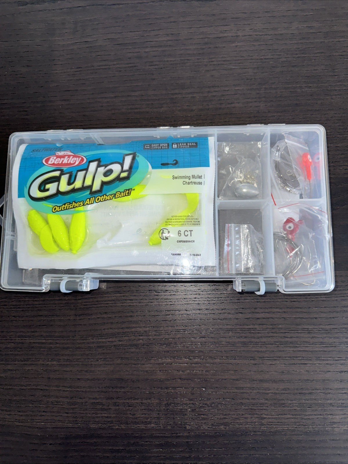 New Never Opened Shakespeare & Berkley Gulp  Kit for Saltwater Fishing 6count
