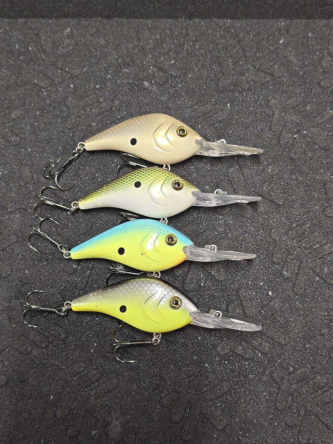 (4) Berkley Dredger 14.5 Crankbait Fishing Lures Lot Of 4
