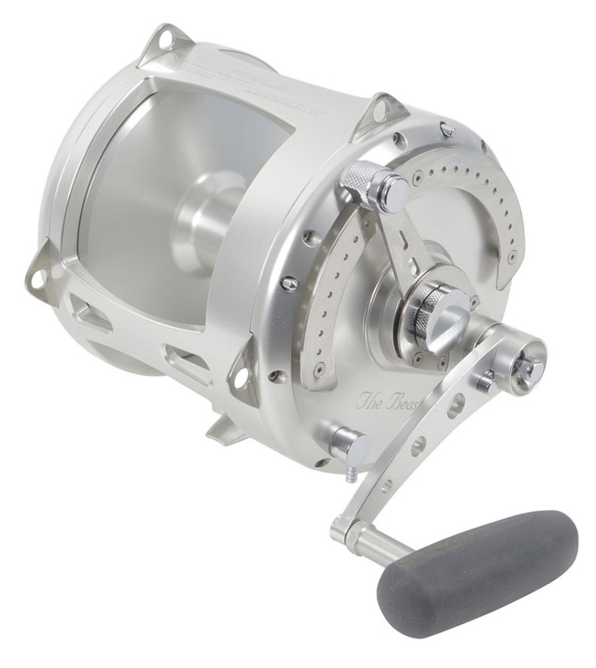 Avet T-RX 130 2-Speed Lever Drag Big Game Reel, Silver | FREE 2-DAY SHIP