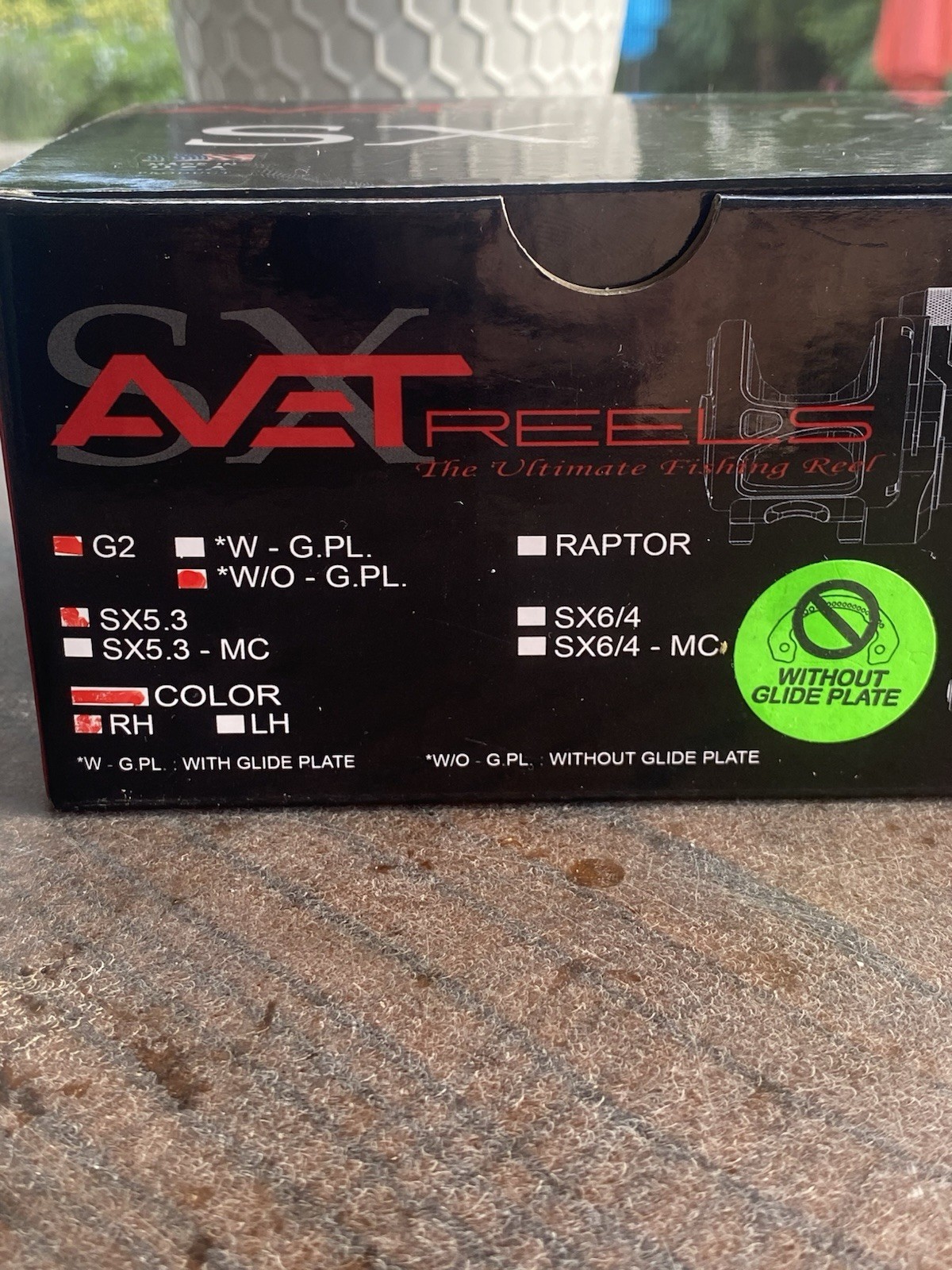 Avet SX5.3 G2 Lever Drag Fishing Reel 5.3:1 Aluminum Red