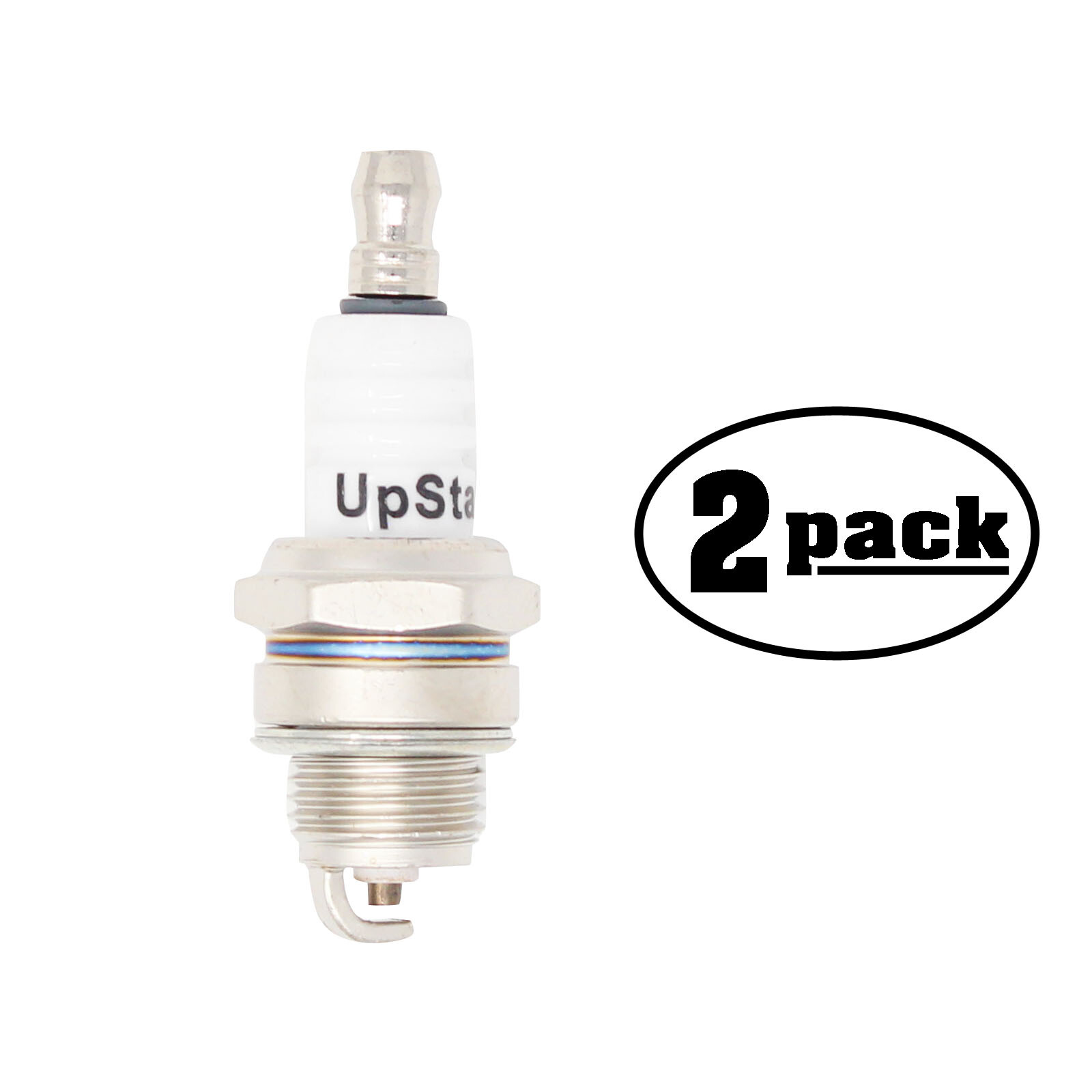 2-Pack Compatible Spark Plugs for Homelite 20 Chainsaw, Husqvarna 225B Blower