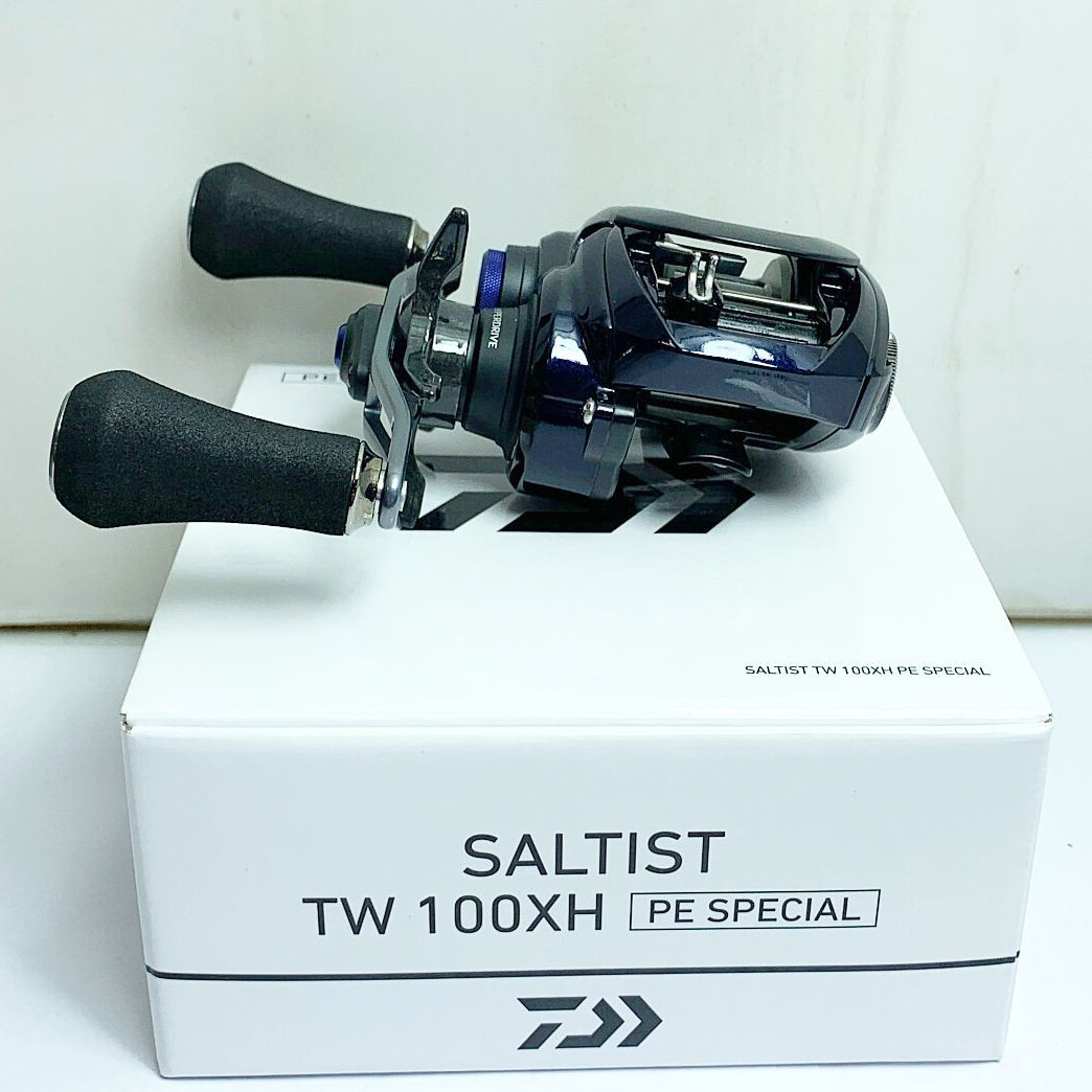 DAIWA 23 Saltist TW 100XH PE Special Box Manual Included Bait Reel 00631034 (352