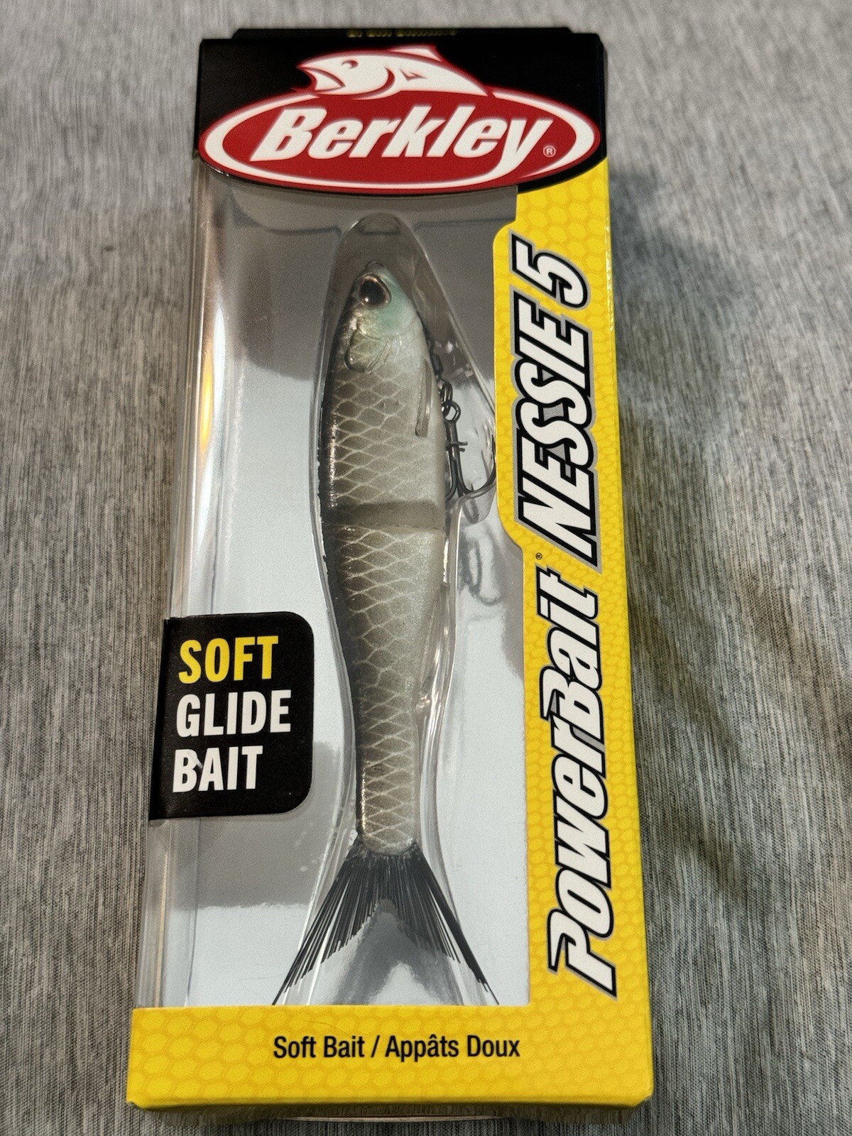 Berkley Powerbait Nessie Soft Glide Bait 5” 2/5 oz  Shad