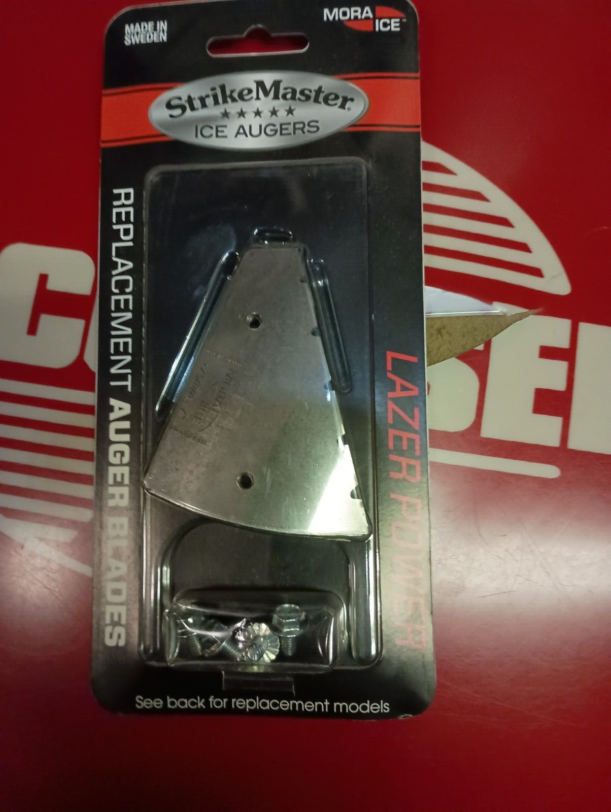 STRIKEMASTER LAZER POWER REPACEMENT 7″ BLADES & 4 SCREWS  LPD-7PB MORA ICE