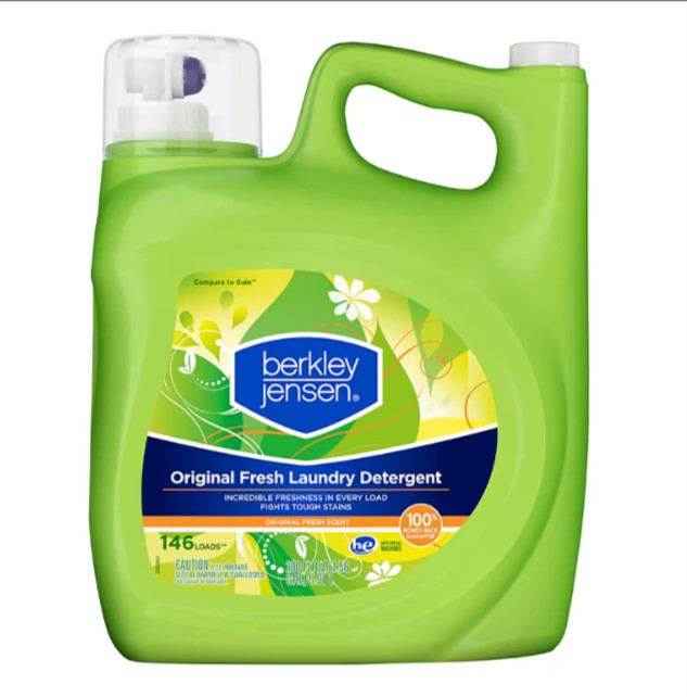 Berkley Jensen Original Fresh Scent Liquid Laundry Detergent, 146 Loads 200 oz.