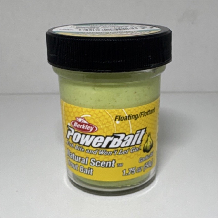 Berkley PowerBait Natural Scent Trout Bait Green Floating Dough 1.75 oz