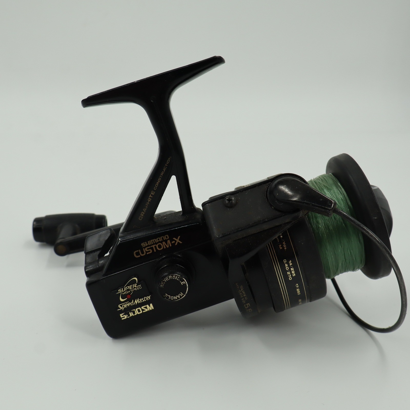 Shimano Custom-X SpeedMaster 5000SM Spinning Reel Graphite 5.8:1 Ratio Japan
