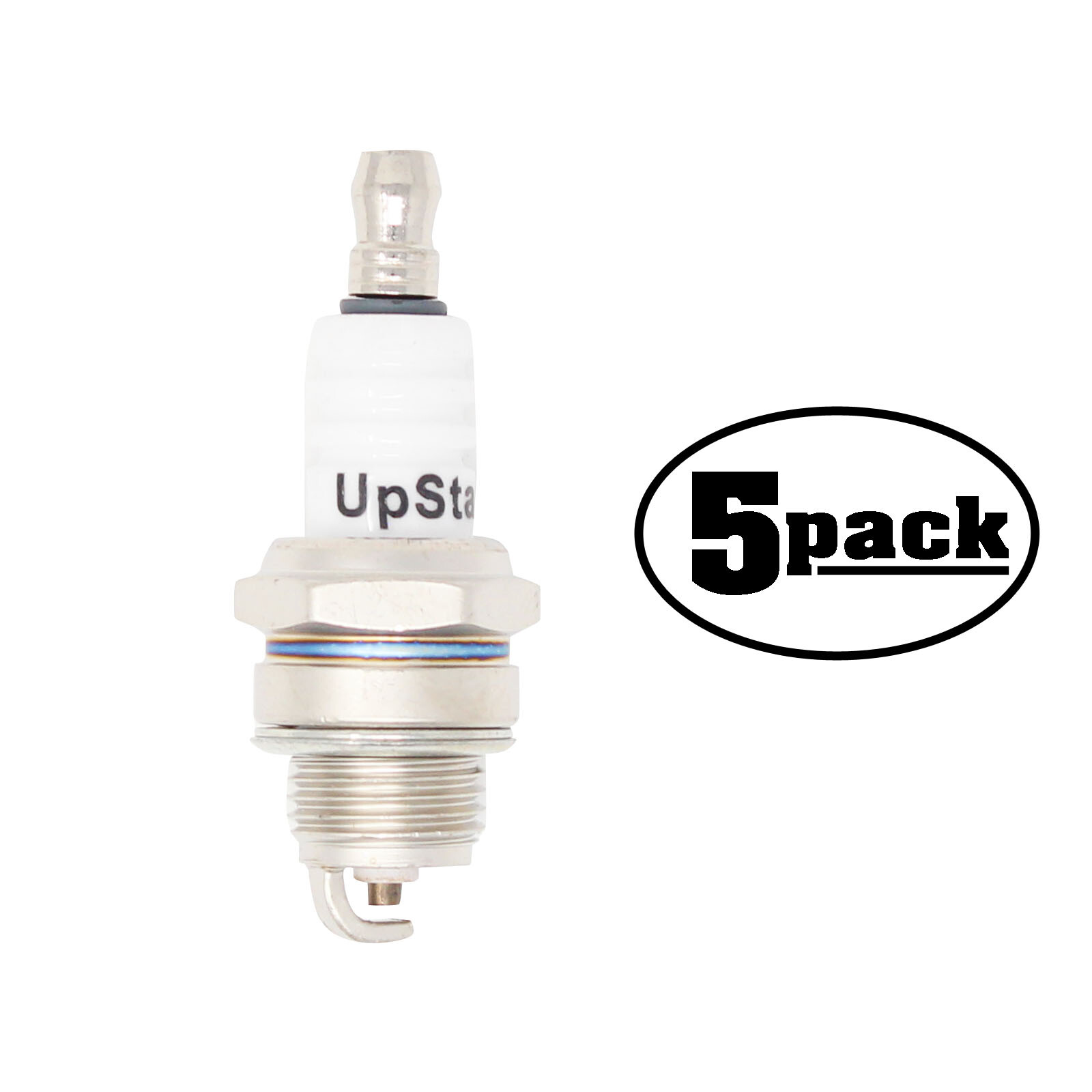5-Pack Compatible Spark Plugs for Homelite 20 Chainsaw, Husqvarna 225B Blower