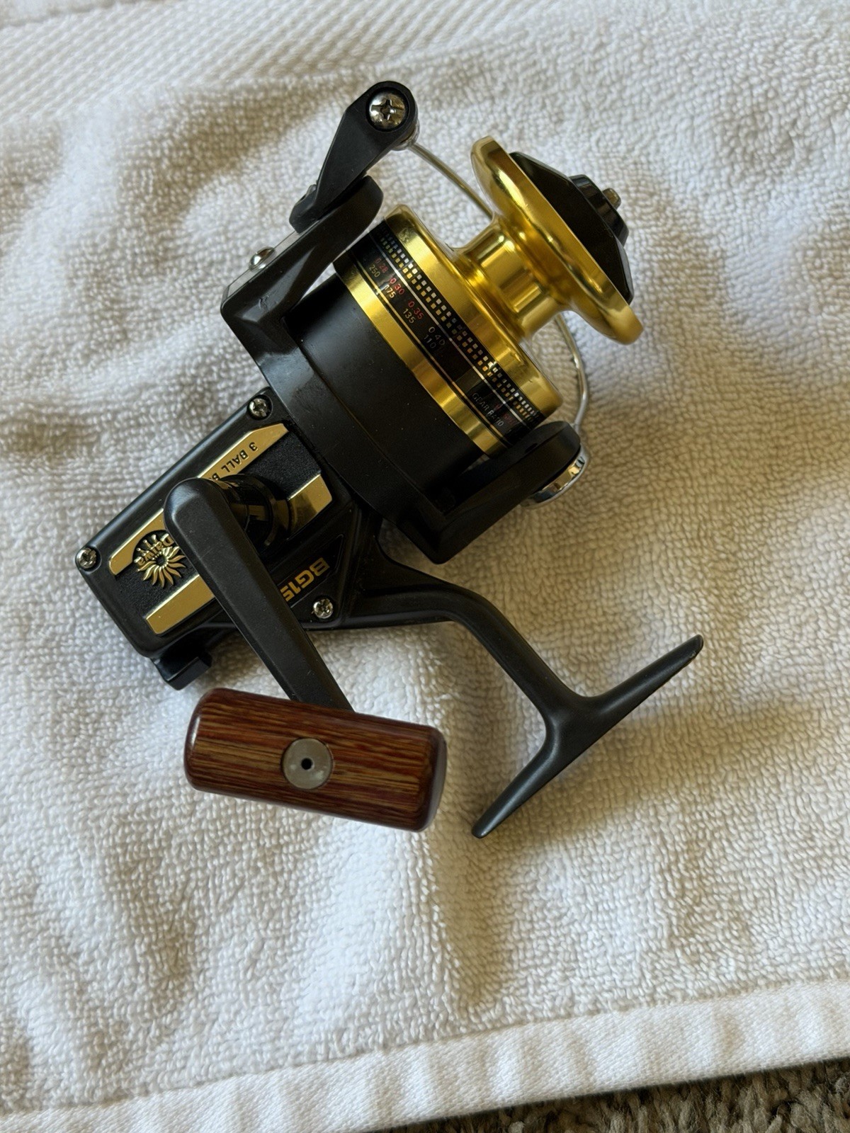 DAIWA BG15 Fishing Reel – Vintage OEM Japan Mfg Black Gold
