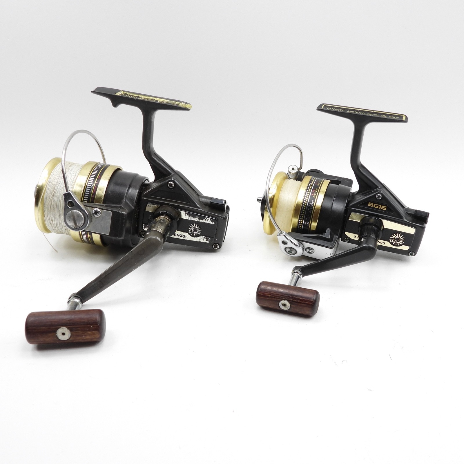 Lot of 2 Daiwa BG Fishing Reels. BG15 & BG30. See Description.