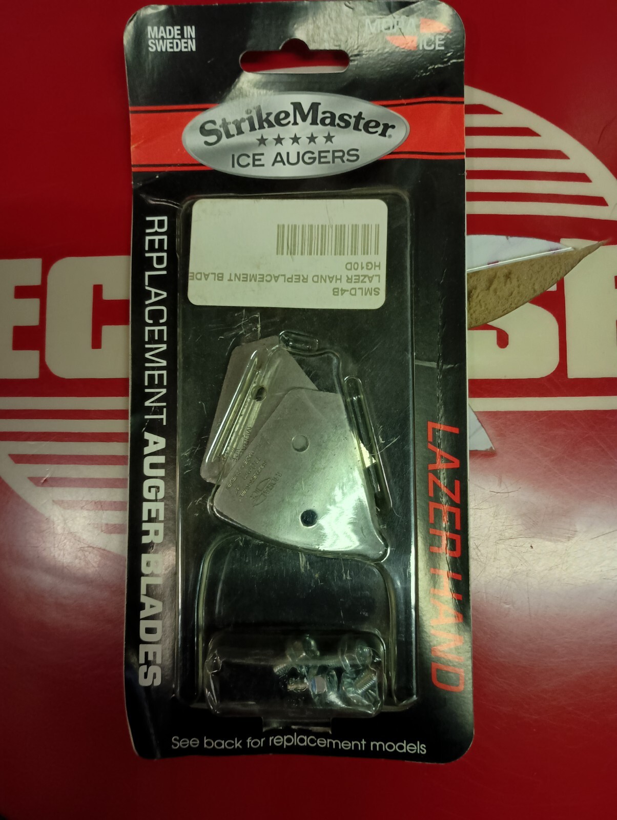 Strikemaster Mora Hand 4 INCH Ice Auger  Replacement Blades LD-4B Fishing Drill