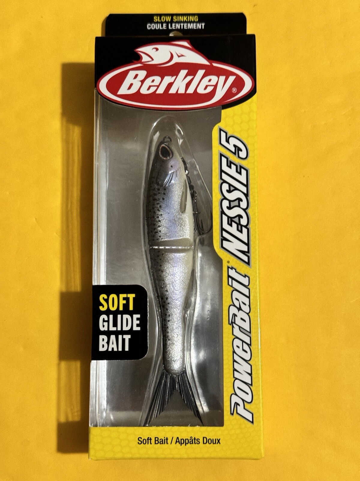 Berkley Powerbait Nessie Soft Glide Bait 5” 2/5 oz  Rainbow Trout