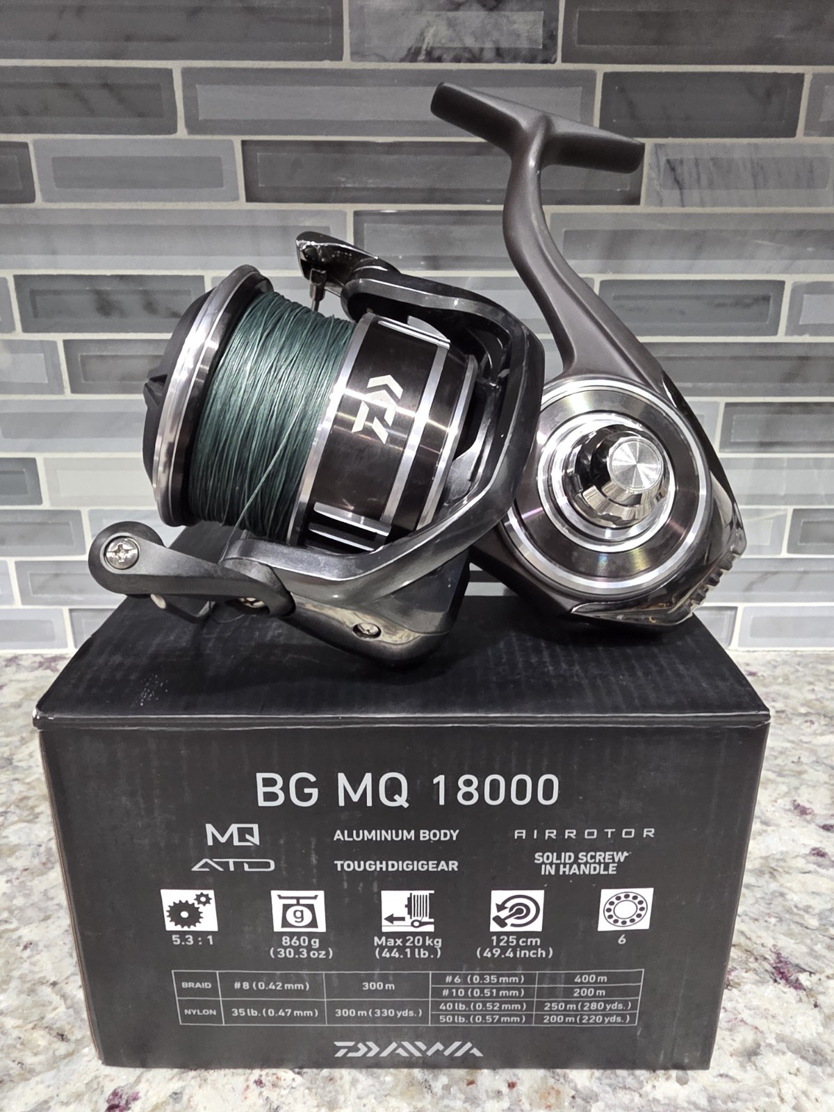 Daiwa BG MQ 18000 Spinning Fishing Reel