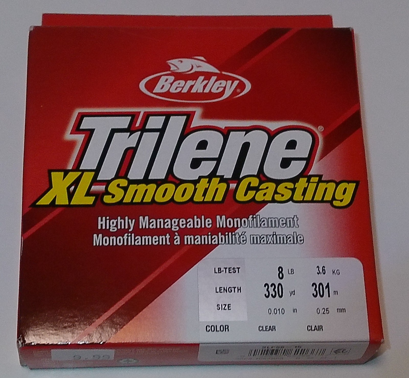 Berkley Trilene XL Smooth Casting 8lb 330yd Fishing Line-New
