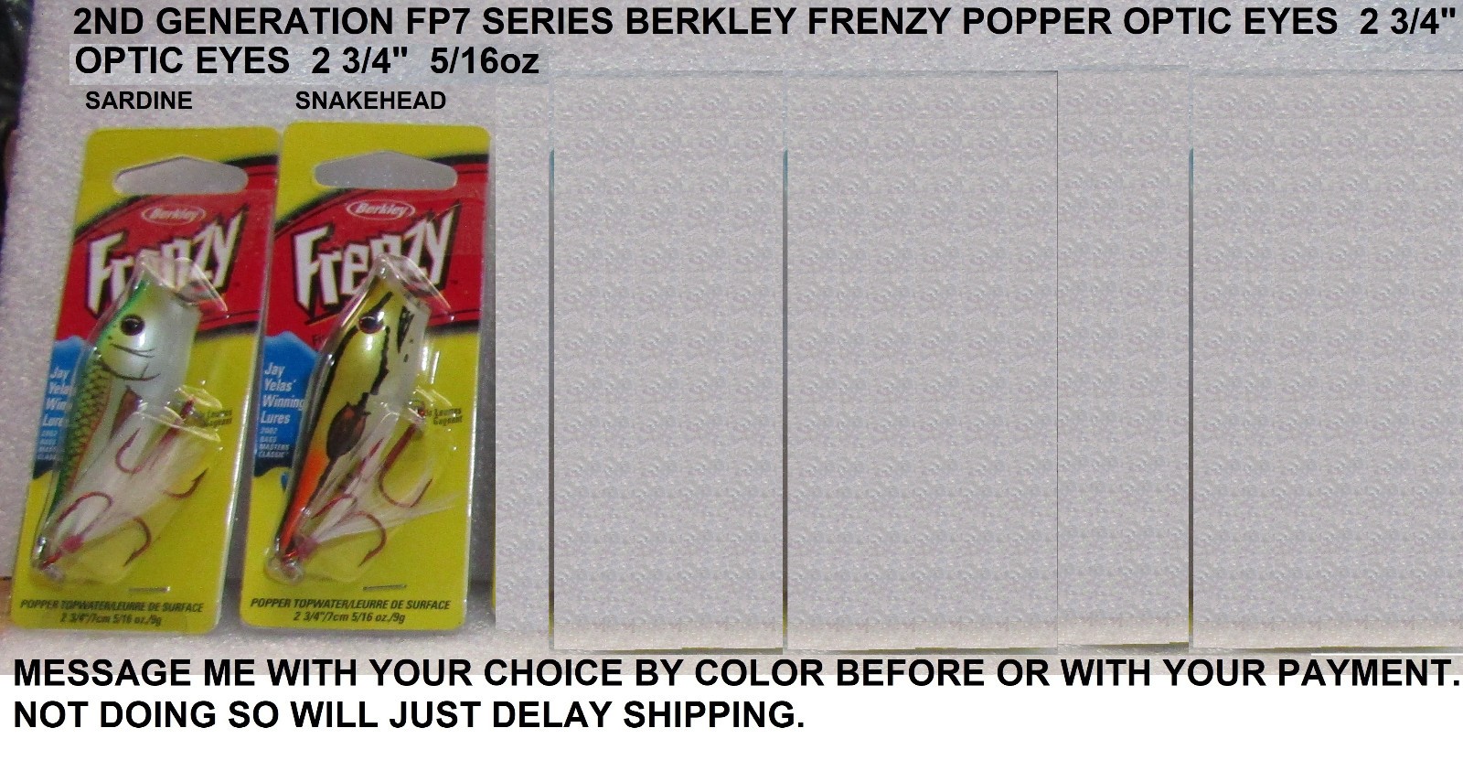 Berkley Frenzy Popper FP7 Choose