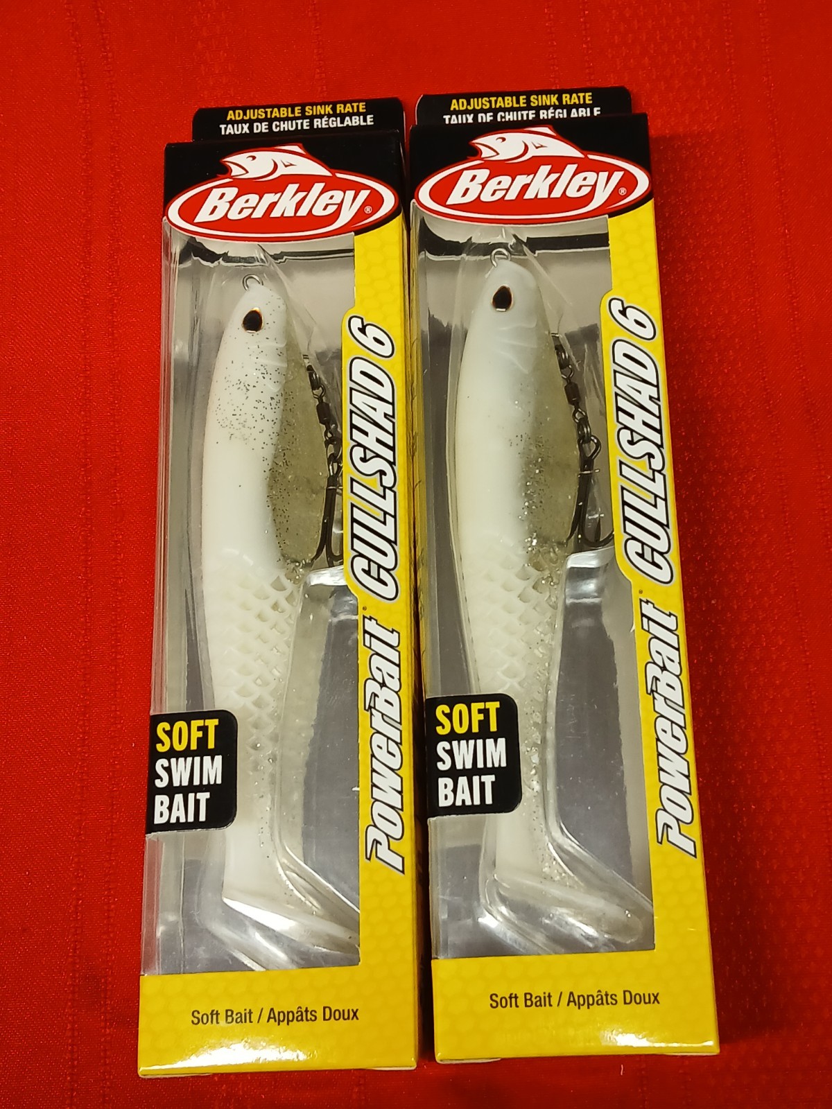2-Berkley Powerbait Cullshad 6 Swimbait Fishing Lure 6″ Sight Flash Color
