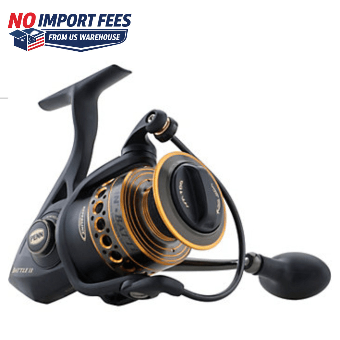Penn Battle III Spinning Fishing Reel Full Metal Body HT-100 Drag Smooth Retriev