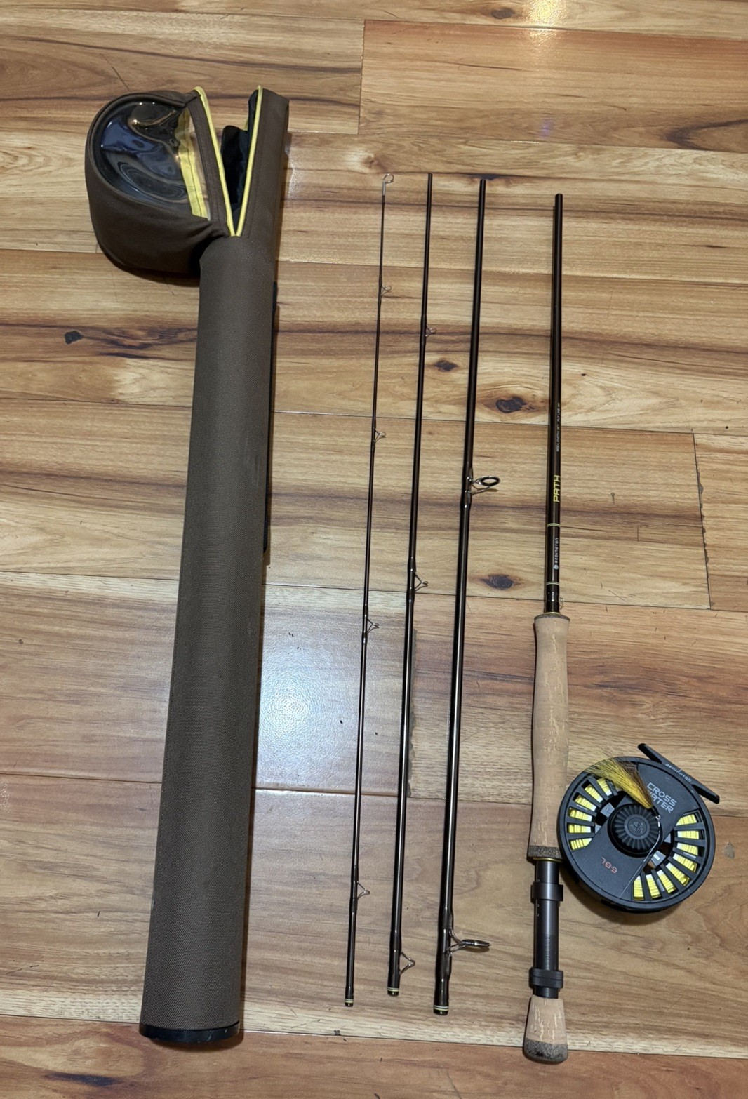 Redington Path Fly Fishing Rod with Tube, 4 Pieces, 8 WT 9-Foot