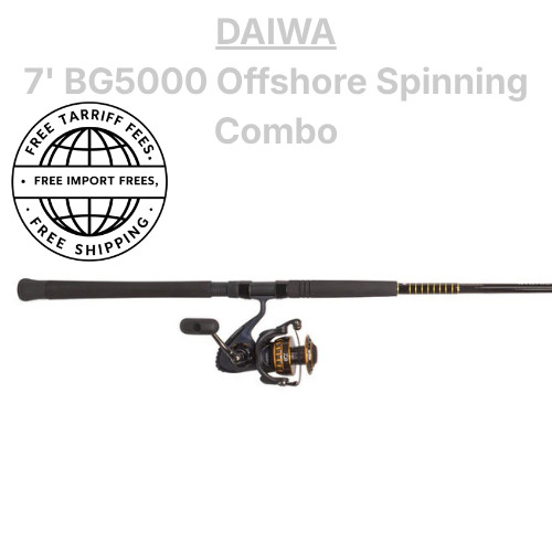 DAIWA BG 4000 Spinning Reel – BG4000 – XH/M Action (FW/SW) Free Shipping US