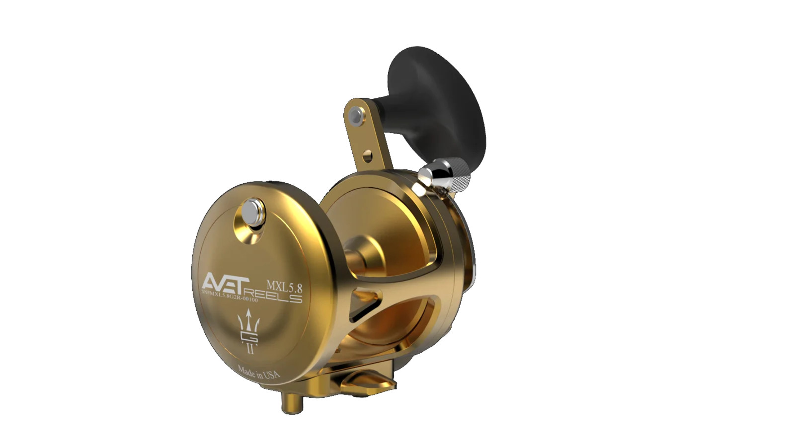 Avet MXL 5.8 G2 NGP With Out Glide Plate Fishing Reel.