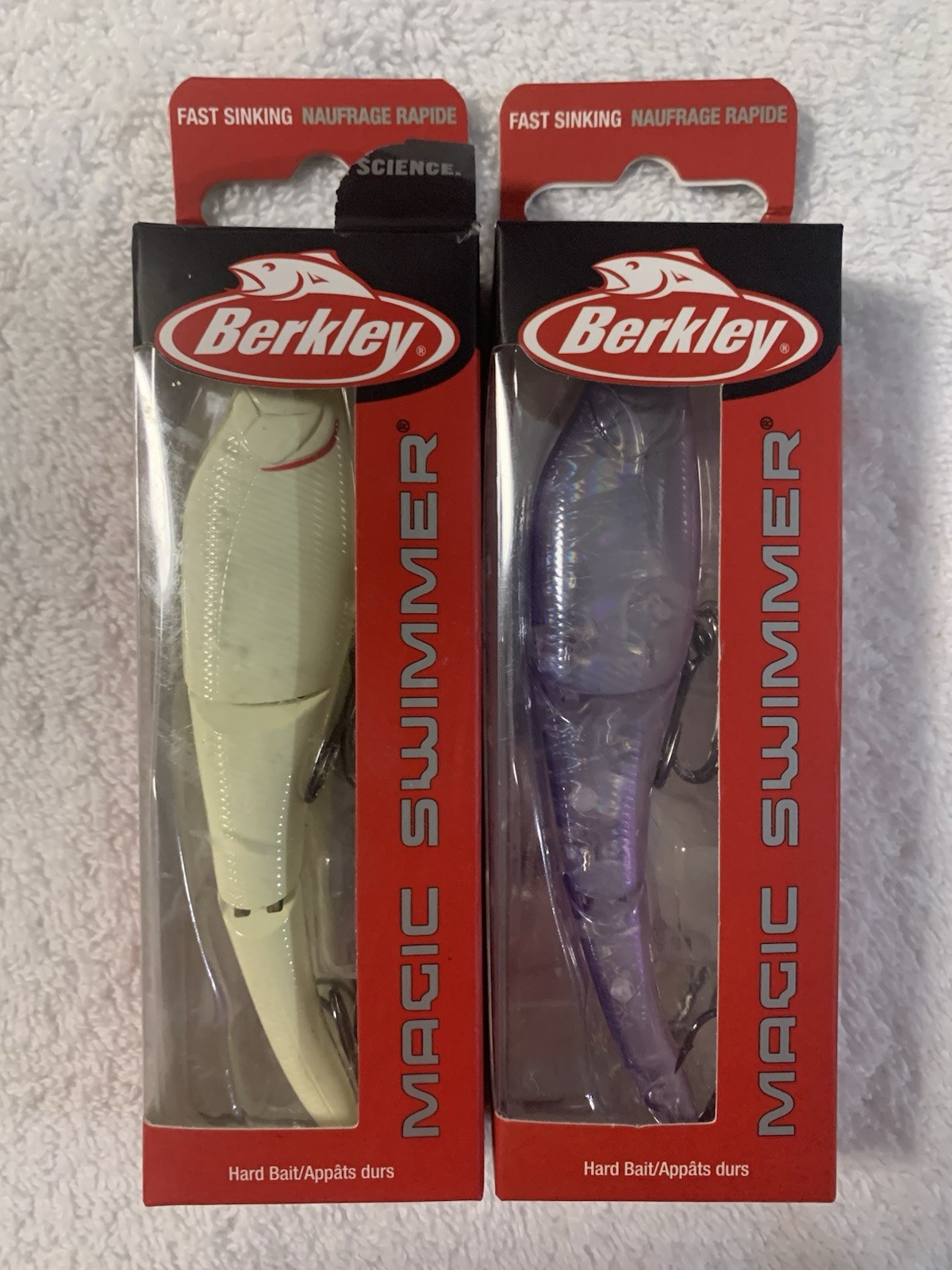 (LOT OF 2) BERKLEY MAGIC SWIMMER 110. 5/8oz.  MULTIPLE COLORS NIP