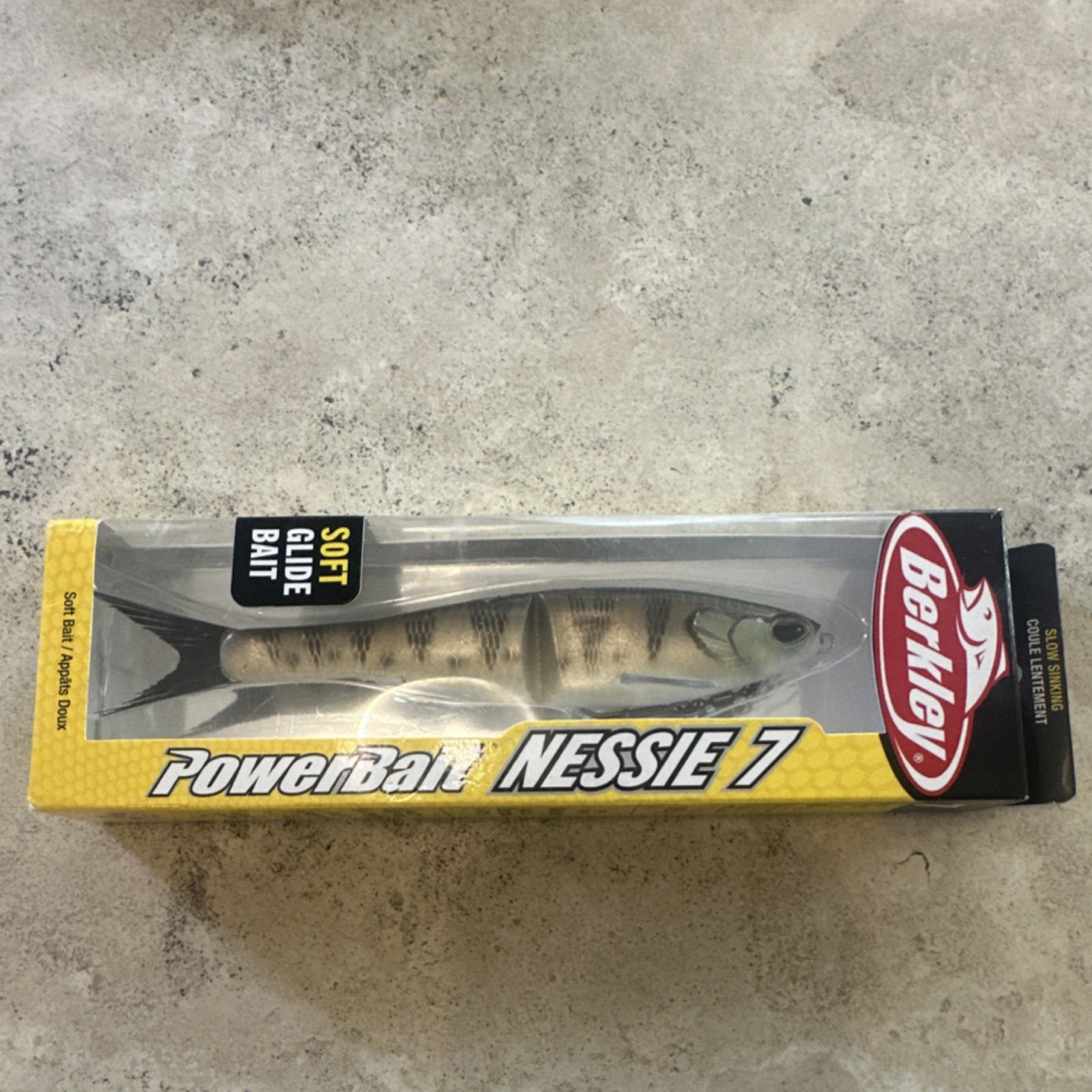 Berkley PowerBait Nessie 7 Soft Glide Swimbait Perch Soft Plastic 7in