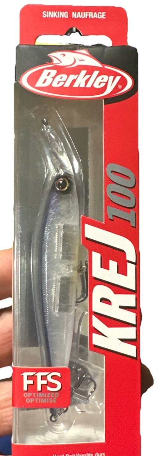 Berkley Krej 100 FFS forward facing sonar minnow 1/2oz sinking 4″ Blue Vapor OB
