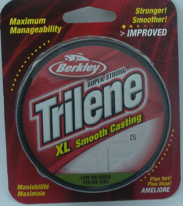 Berkley XLFS10-22 10 Lb NewImproved Trilene XL Mono Line Green 300Yd Spool
