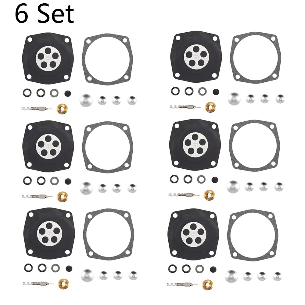 6 Set Carburetor Carb Kit Replace For Tecumseh 630978 630932 Lawn Mower Parts