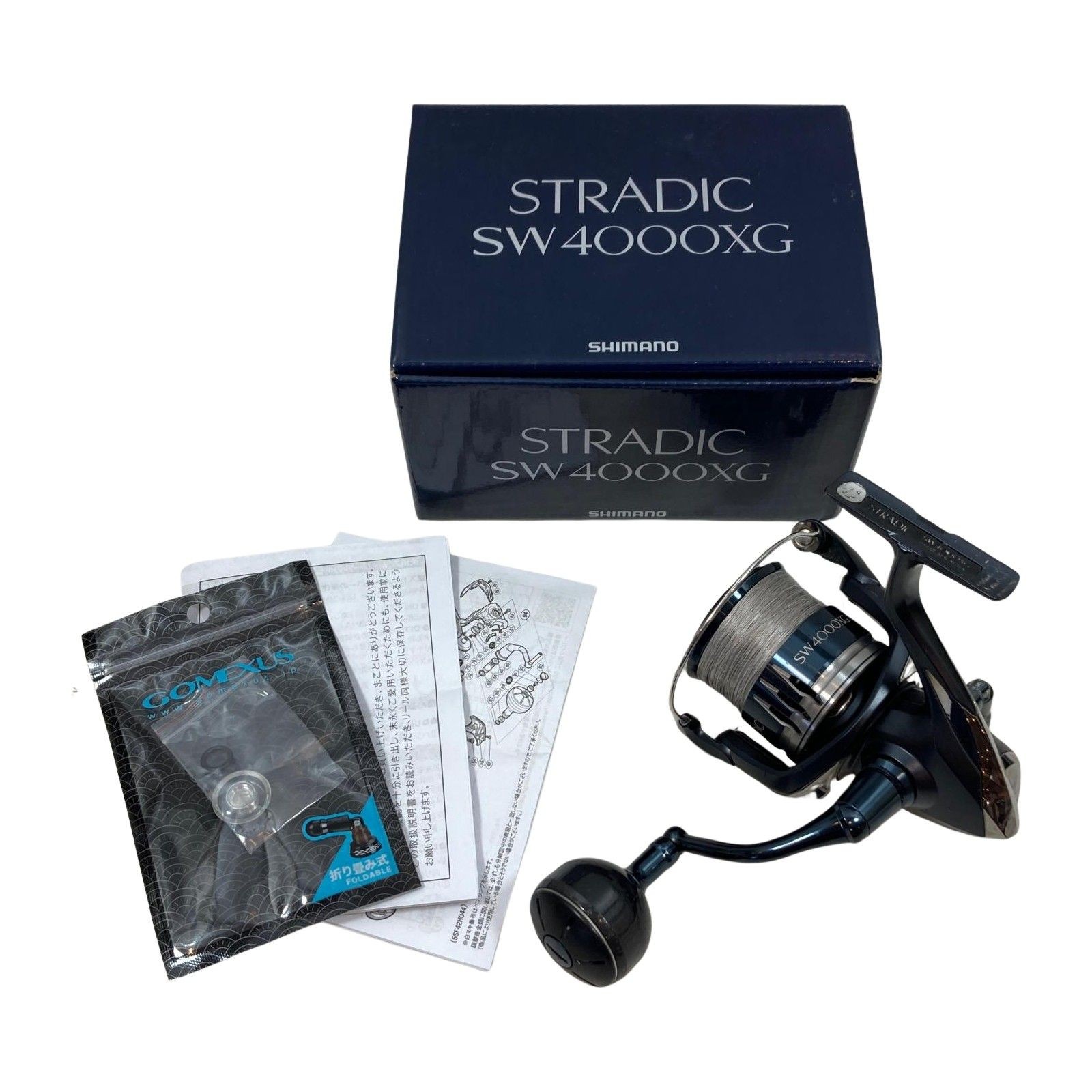 SHIMANO 20 Stradic SW 4000XG Spinning Reel 04242 Used Scratches Box Parts
