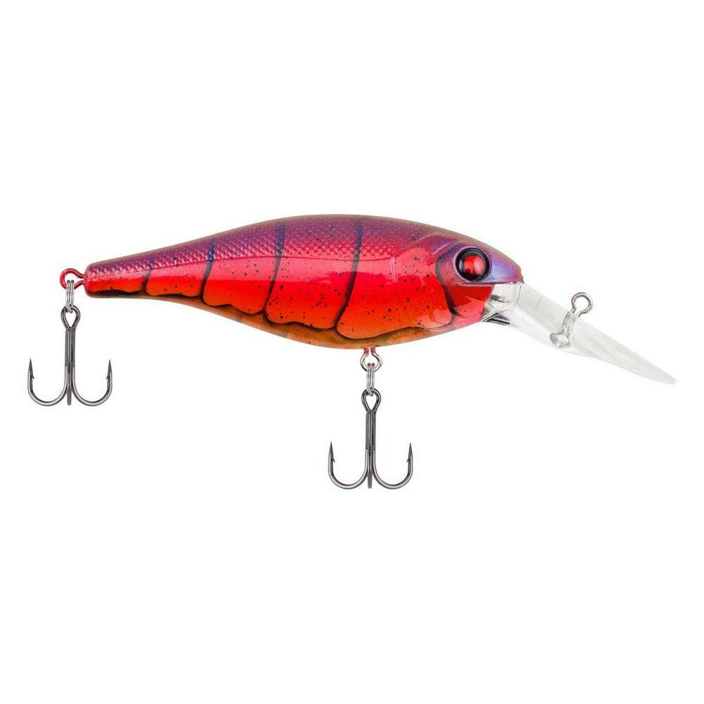 Berkley Bad Shad 7, 8.5 Foot, 2-3/4  1/3 oz, Special RED CRAW Bass, Walleye,