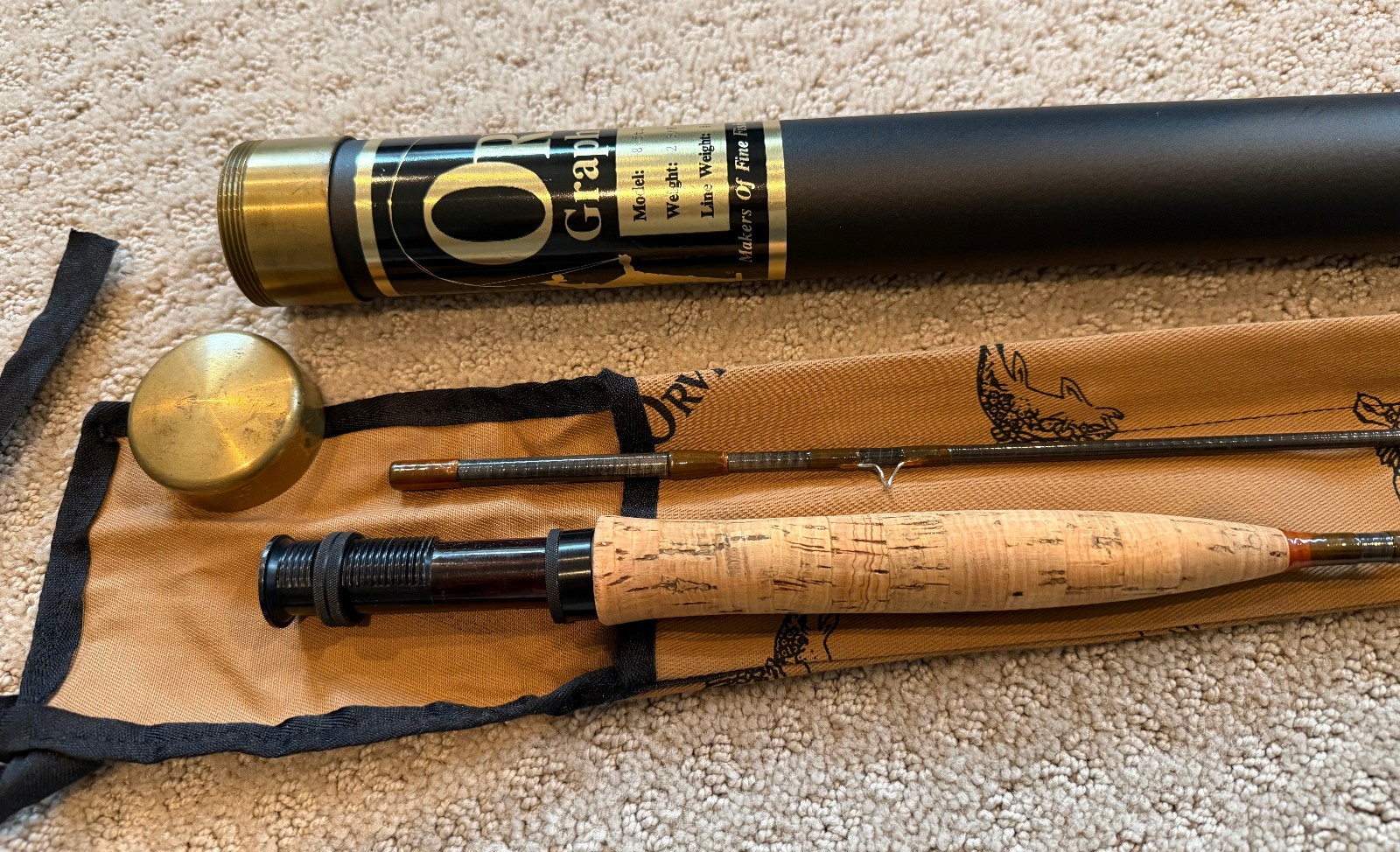 Orvis Early Graphite 8’ 6wt “Marbury” Fly Rod