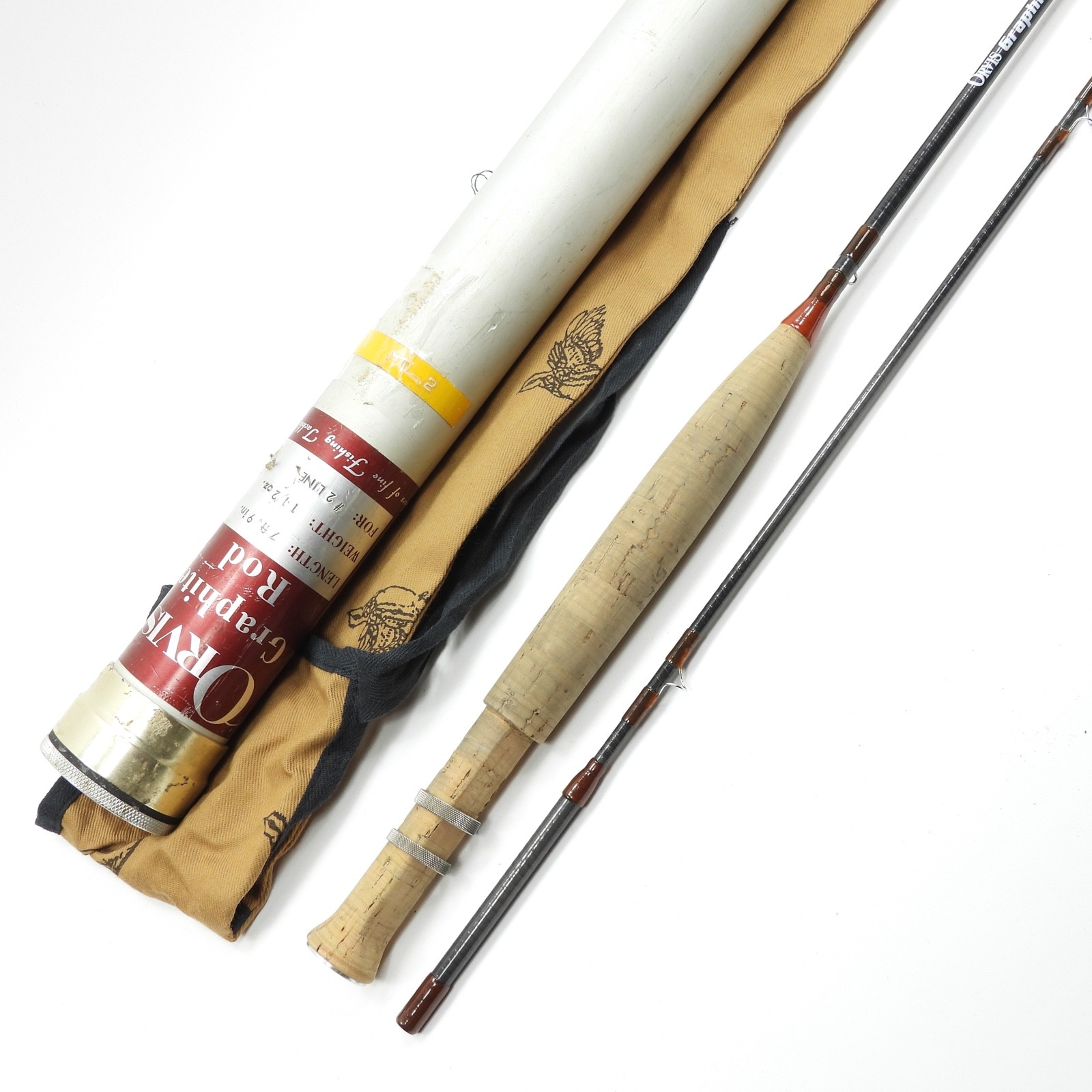 Orvis Ultrafine Fly Fishing Rod. 7′ 9″ 2wt. W/ Tube & Sock.