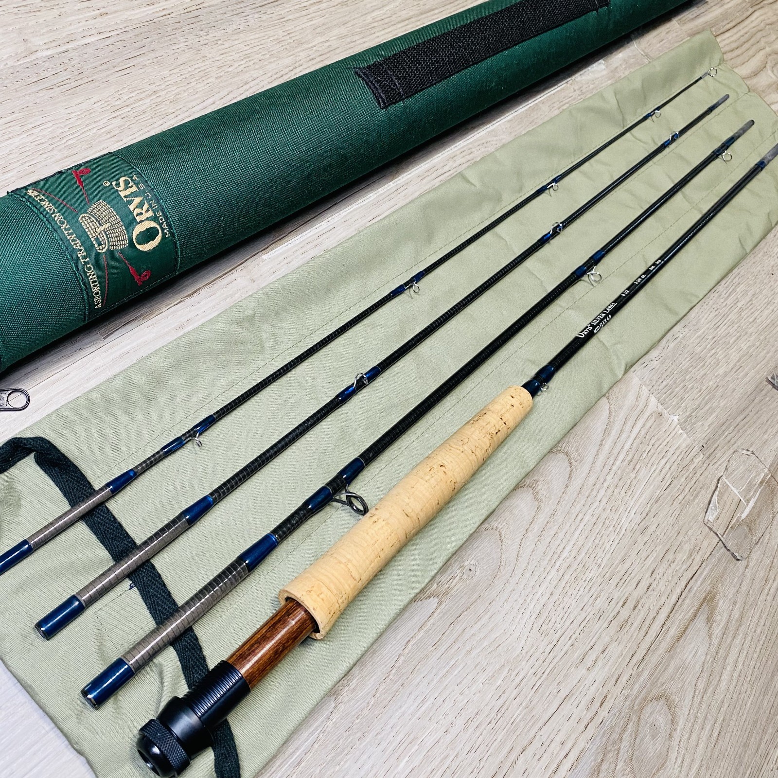 Orvis Silver Label 8’6” 6wt Fly rod w/Tube Case Sock [Excellent]
