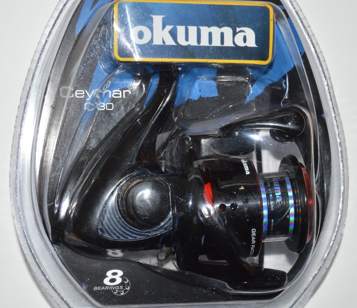 okuma ceymar c-30 fishing spinning reel 8 bearings 5.0:1 gear ratio NEW