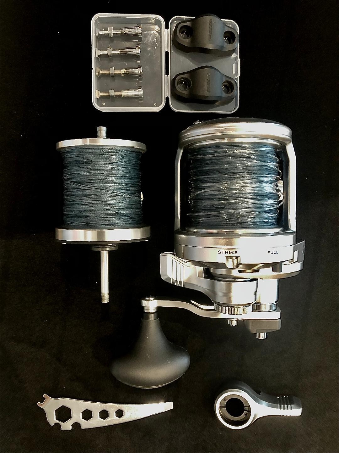 SHIMANO SPEEDMASTER  16 II TWO SPEED FISHING REEL with Additional Spool !!