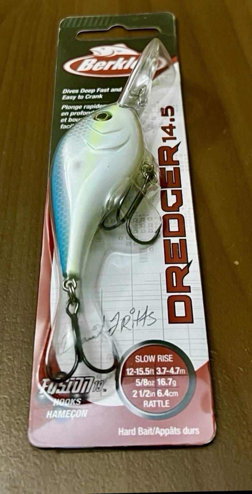 1 Berkley Dredger 14.5 BHBDR Crankbait Fishing Lures SEXY BACK – NEW