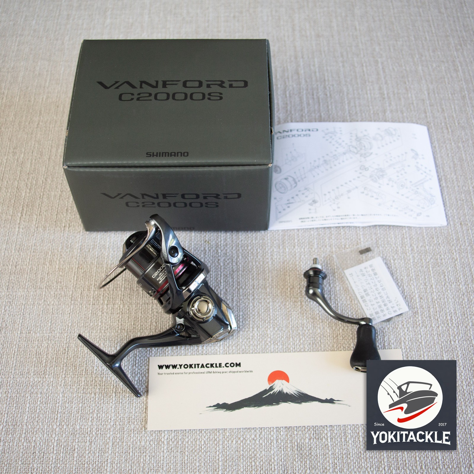 Shimano 24 VANFORD C2000S Spinning Reel  shipping from JAPAN
