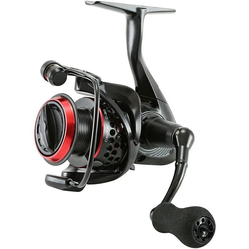 Okuma Ceymar Spinning Reel R/L 6BB+1RB 5.0:1 Aluminum Black/Red – OKC20