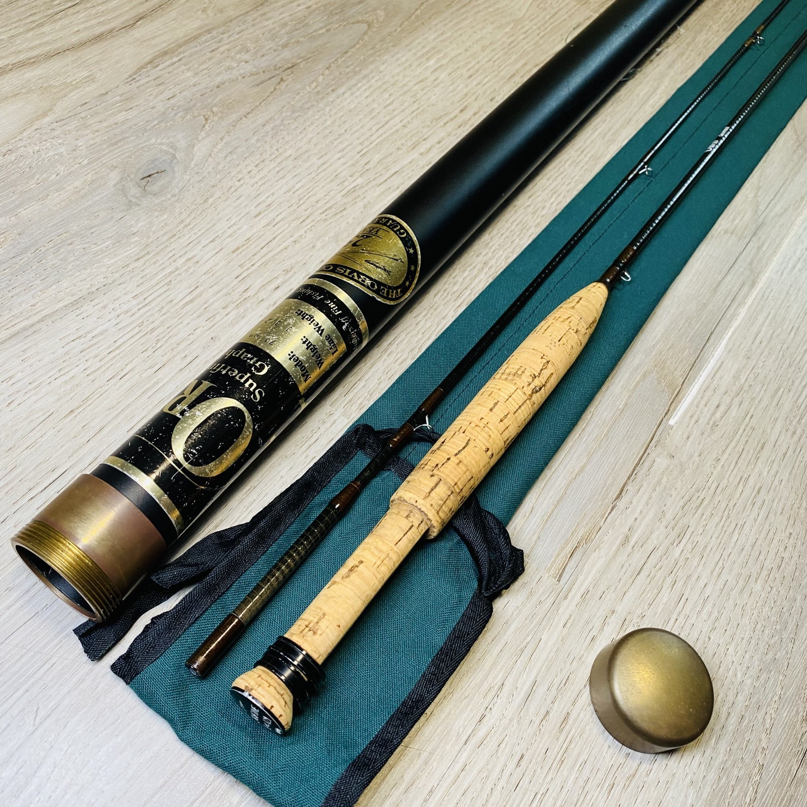 Orvis Ultrafine 7’9” 2wt Fly rod w/Tube Case Sock