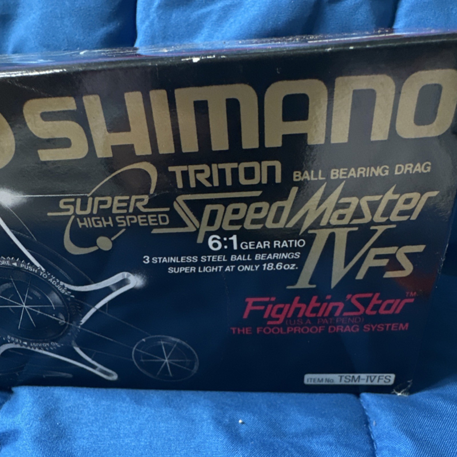 Shimano Triton SpeedMaster IV FS Vintage Casting Fishing Reel