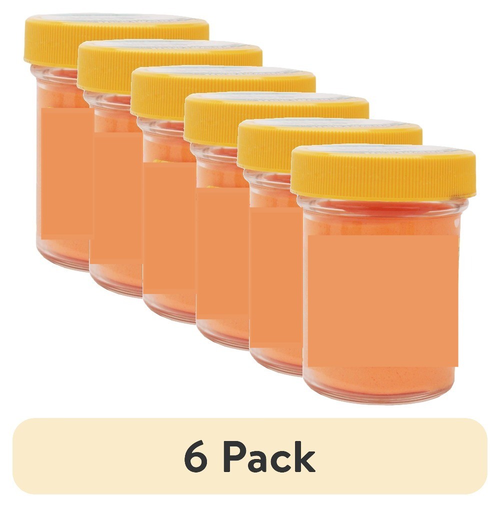 (6 pack) PowerBait Trout Fishing Dough Bait, Orange